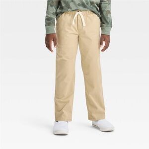 Kids Tan Drawstring Pants